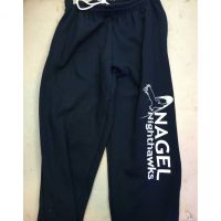 Nagel Navy Open Bottom Sweatpants w/pkts